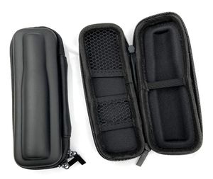Siyah deri fermuar kasası sigara aksesuarları mini ince kasa küçük ego taşıma çantası kalem için tohakoo boru aracı 6539438