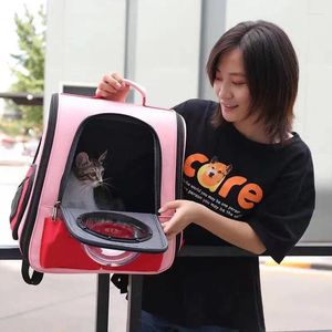 Kattbärare högkvalitativa fällbara transportresor som bär axelhandväska hundväska husdjurshållare ryggsäck leveranser