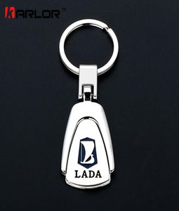 För Lada Metal Key Chain Keychain Auto Key Ring Accessories Car Styling för Lada Granta Niva Priora Kalina 2 Largus Vesta Xray5462160