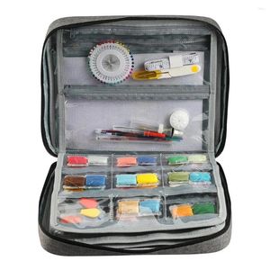 Storage Bags Travel Sewing Kit Case Empty Bag With Zipper Knitting Needles