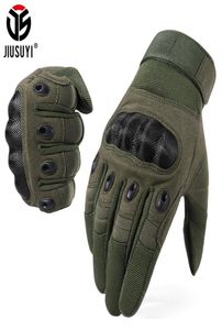 Touch screen guanti tattici Army paintball che tira il combattimento airrofato antiskid Hard Knuckle Full Finger Gloves Men Women 27763900