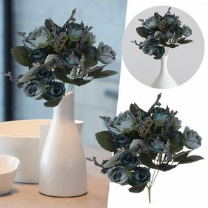 Decorative Flowers Water Velvet Phalaenopsis High Simulation Chinese Wedding Flower Art Home Furnishing El Decoration