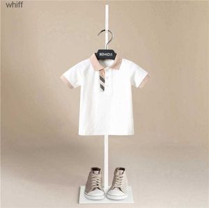 القمصان الاطفال Kids039s قمصان صيف صيف رضيع صيف فارغ Top Tees قصيرة الأكمام القصيرة أبيض أسود القطن Tirt for Kids Girl Clothing3217542 C240413