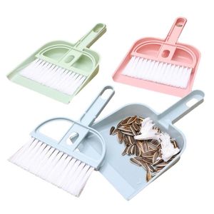 Mini Desk Broom Dustpan Set Car Broom Cleaning Tools Sweeper Wiper for Floors Home Portable Table Top Cleaning Brush and Dustpan