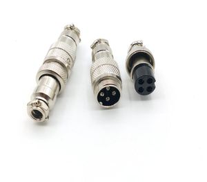 10sets malefemale 4pin aviation plug gx16 16 мм панели Power Power Adapter8943497