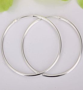 Hela 925 Sterling Silver Simple Big Circle Earrings925 Silver 50mm Round Hoop Earrings Jewelry925 Womens Jewelry5178513