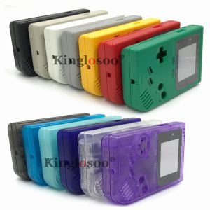 Kılıflar GB DMG01 GBO Oyun Konsolu Konut Kabuğu Kılıfı için Yeni Kabuk Kapağı Değiştirme Gameboy W/ Düğmeler Kiti Kauçuk Pedler