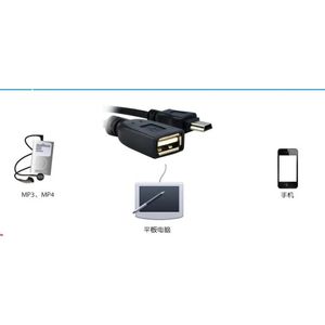 2024 Тест перед отправкой USB Asb to Mini USB B -кабельный адаптер 5p OTG V3 Данные порты для порта для автомобиля для аудио -планшеты для MP3 MP4 для данных OTG