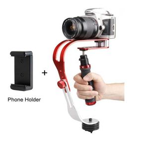 Сплав алюминия мини -портативной камеры стабилизатор цифровой камеры Video Steadicam Mobile 5DII Motion DV SteadyCam смартфон Clamp6417417