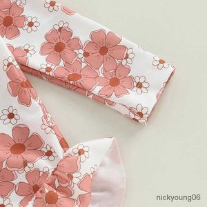 One-Pieces Baby Girls Swimsuit Long Sleeve Flower Print Zipped Bikini with Hat Newborn Swimwear Toddler Girl Summer Bathing Suit