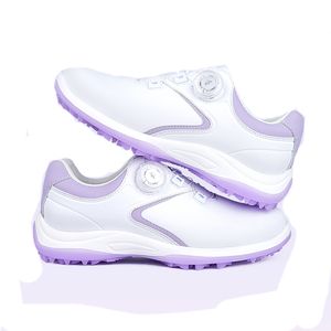 Golf shoes Women's golf shoes knobs elastic LACES casual shoes non-slip fixed nails waterproof non-slip breathable sneakers