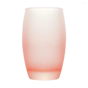 Wine Glasses Water Drop Frosted Colored Glass Cup Gradient Cocktail 16 Oz