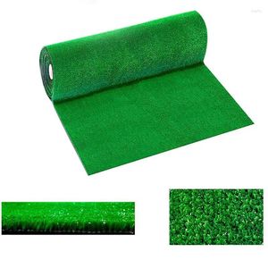 Decorative Flowers Drainage Grass Artificial Grassland Simulation Moss Lawn Fake Green Mat Carpet DIY Landscape For Home Floors Accessories