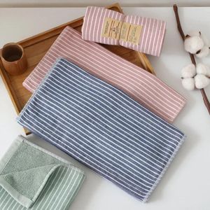 Towel Cotton Gauze Striped Japanese Wash Household Absorbent Adult Couple Face Fitness Wipe Sweat Wedding Gift