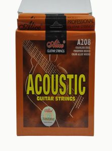 6Set Alice Acoustic Guitar Strings Fosforo Colore in bronzo in lega 6 Stringhe set A208L 0125524331