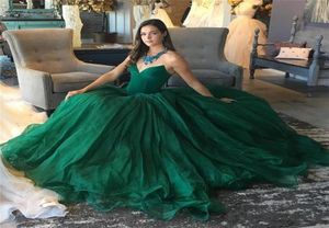 2019 Clean and Modern Ball Gown Prom Dresses Long Formal Dresses Evening Party Wear Zipper Back Puffy Train Plus Size Princess1789575