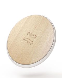 Custom Logo Customized Design Wireless Charger Portable QI Compatible Fast Charge Wooden Pad for iPhone 12 13 Pro Max B1604285066