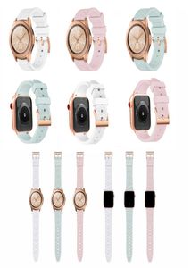 Cinghie di orologi intelligenti stampato in silicone watchband gust gocciolamento iwatch serie 7 6 5 4 3 per Apple watch 38 40 41 42 44 45mm Sams4207855