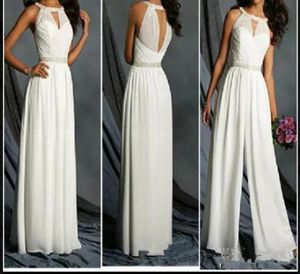 Nowe eleganckie szyfonowe sukienki wieczorowe kombinki Krzyki Belkowe suknie imprezowe garnitury spalowe Plus size kobiety formalne suknie wieczorowe imprezowe sukienki otwarte BAC2943100