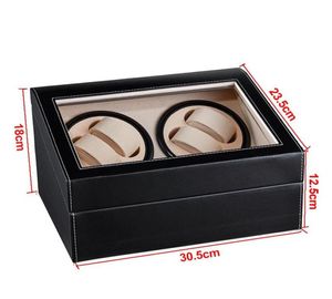 Wachboxen Hüllen Holzwedler Kiste Hülle Automatische mechanische Reloj -Wickelmotor Organizer Uhrenbeweger Holz Watchwinder Jewelr9856114