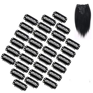 Clip per estensione per capelli da 1,3 pollici accessori per testa fai -da -te parrucca estensione estensione clip 6 denti da 3,2 cm beige nero scuro nave marrone chiaro goccia otskv