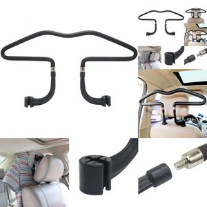 Ny 1 st 450*250mm Universal Soft Car Hangers Back Seat Headrost Coat Clother Hange Jackets Suits Holder Rack Auto Supplies