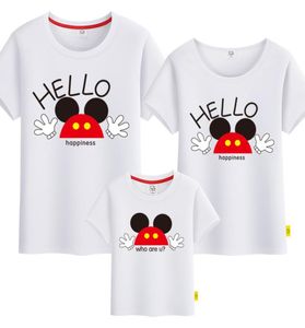 2021 New Spring and Spring and Summer Parent Child Tshirt 어머니 딸 유치원 수업 의류 가족 옷 3 ~ 4 개의 짧은 SLEE9312397