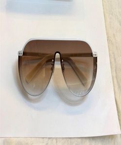 Yeni kadın lüks güneş gözlükleri ludes metal flaş boncuklar tasarımı basit atmosfer gözlük en kaliteli UV400 koruması kutu4826169 ile birlikte
