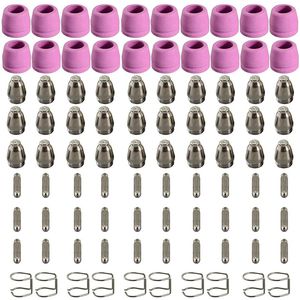 WELD SG-55 AG-60 WSD-60 Cutter de plasma, conjunto de tocha, dicas: 40/50/60 A, 90 peças