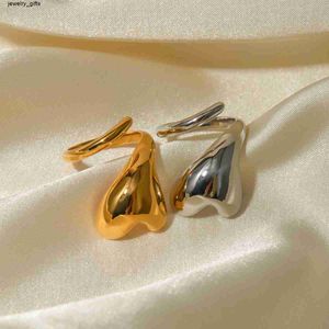 Designer Design Love Heart Geometric Ring för kvinnliga par med minimalistisk mode Creative Classic Party Jewelry Accessories Gift