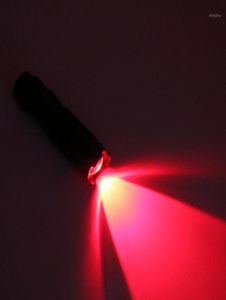 Flashlights Torches Eletorot SK68 Mini Lamp XPE 1mode Red Light Tactical Hunting Rifle Torch Lanternas Sgun Lighting172853329161369