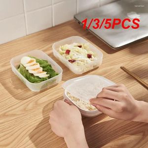 Storage Bottles 1/3/5PCS Food Fresh-keeping Boxs Rice Sub Packaging Frozeable Heatable In Microwave Oven Material Separate Kitchen