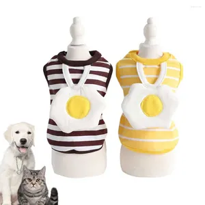 Vestuário de vestuário para cães trajes de halloween suprimentos de animais de estimação colete de ovo colete ao ar livre na primavera de roupas de vestuário de verão