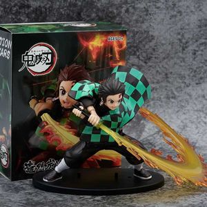 Anime Manga Anime Demon Figure Kamado Tanjirou Nezuko Action Figures Pvc Model Toys Zenitsu Figurine Inosuke Kimetsu No Yaiba Figura 240413