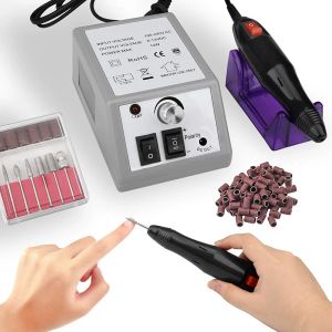 Ćwiczenia profesjonalna elektryczna maszyna do paznokci 20000 rpm manicure