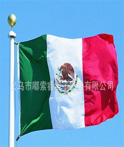 Mexiko -Flagge Nation 3ft x 5ft Polyester Banner Fliege 1350 90 cm Custom Flag auf der ganzen Welt weltweit Outdoor225Q9847295