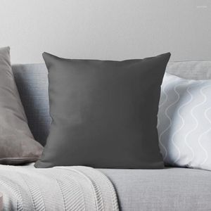 Pillow Charcoal Solid Color Decor Throw Cases Decorative Sofa