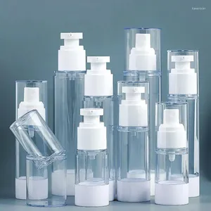 Liquid Soap Dispenser Travel Spray Lotion Bottle Portable Facial Cream Airless Empty Serum Vacuum Pump Bottles Cosmetics Sub-Bottling