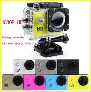 1080p Full HD Action Digital Sport Camera 2 tum skärm under vattentät 30m DV -inspelning Mini Sking Bicycle PO Video Cam2731010