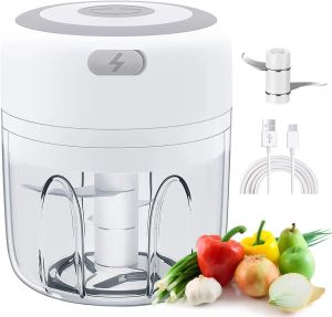 Mixers 100/250 ml mini elektrisk vitlök hackare grönsak chili kött ingefära masher maskin robust hållbar USB laddningsblandare kök