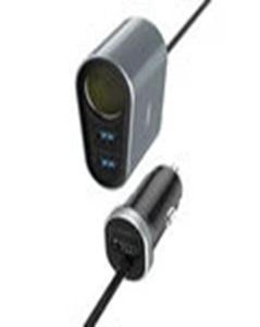 HOCO Z35A 124W 3Port USB Car Charger 3 USB 24W Adattatore di ricarica rapida per iPhone 12 Pro Max per Samsung Galaxy Note S20 Ultra Huaw1698570