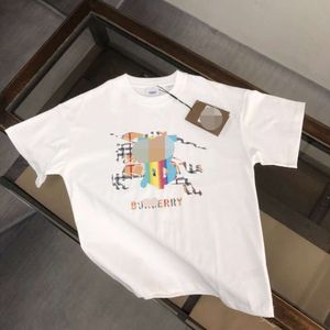 B Familie kurzärmelig T -Shirt Männer s reiner Cotton American Modemarke Top Thin Ice Seide Hälfte