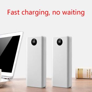 Accessories DIY 8x 18650 Battery Power Bank Case QC 3.0 Digital Display Power Bank Shell 18650 Battery Power Charging Box(Without Battery)