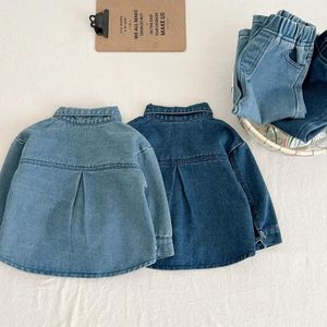 Roupas de jeans infantil conjunto de primavera 2024 jeans casual de primavera