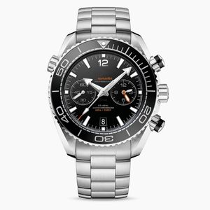 Новый топ -бренд OME GA 45 мм планета море Мастер мужской мужчина многофункциональный хронограф Автоматический кварцевый человек часы для дизайнера движения высококачественных наручных часов Montre