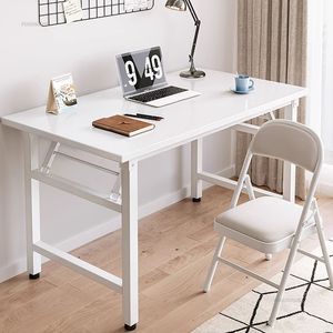 Modern Portable Computer Desks Household Bedroom Student Small Reading Desk Minimalist Creative Office Furniture Folding Table