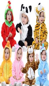 Baby Rompers Animals Girls Abs Abs Baby Cartoon Poljamas Calmi Inverno Pigina per animali invernali Roupas de Bebe Recem NASCIDO YJY4801341