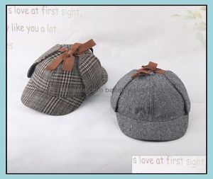 Duschhatt unisex vinter ull basker för män deerstalker t cap accessoarer brittiska detektiv kvinnor släpp leverans 2021 utomhus hattar spor4005314