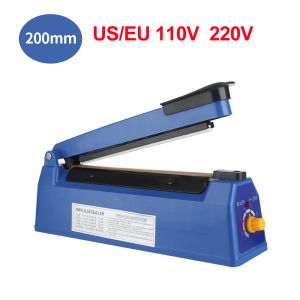 Machine US/EU Plastic Bag Sealing Machine Portable Electric Food Sealer 8 Temperature Modes Fast Heating Food Packing Machine Kitchen