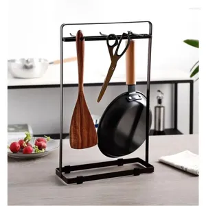 Kitchen Storage Pot Shovel Hanging Rack With Hook Multifunctional Soup Spoon Leaking Utensils